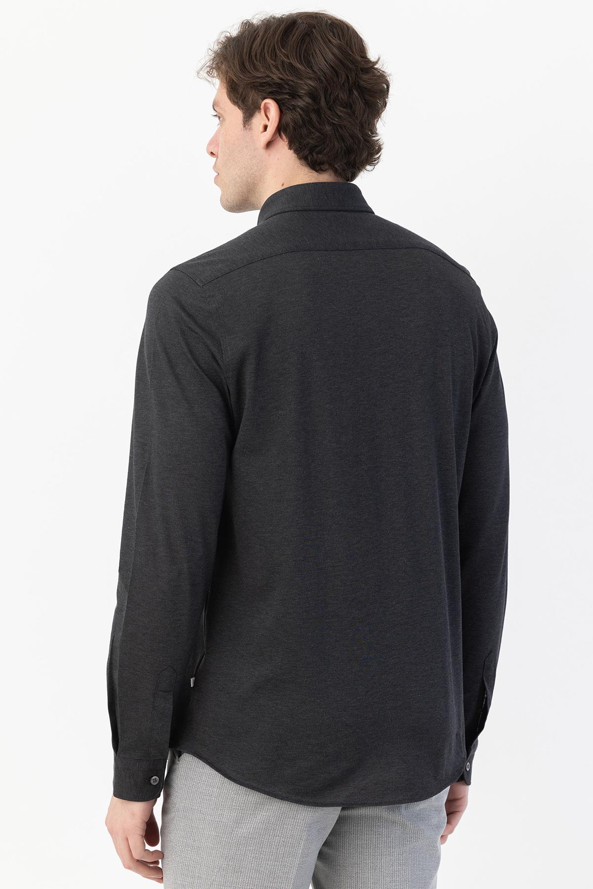Erkek Gömlek Antrasit - Sabri Özel