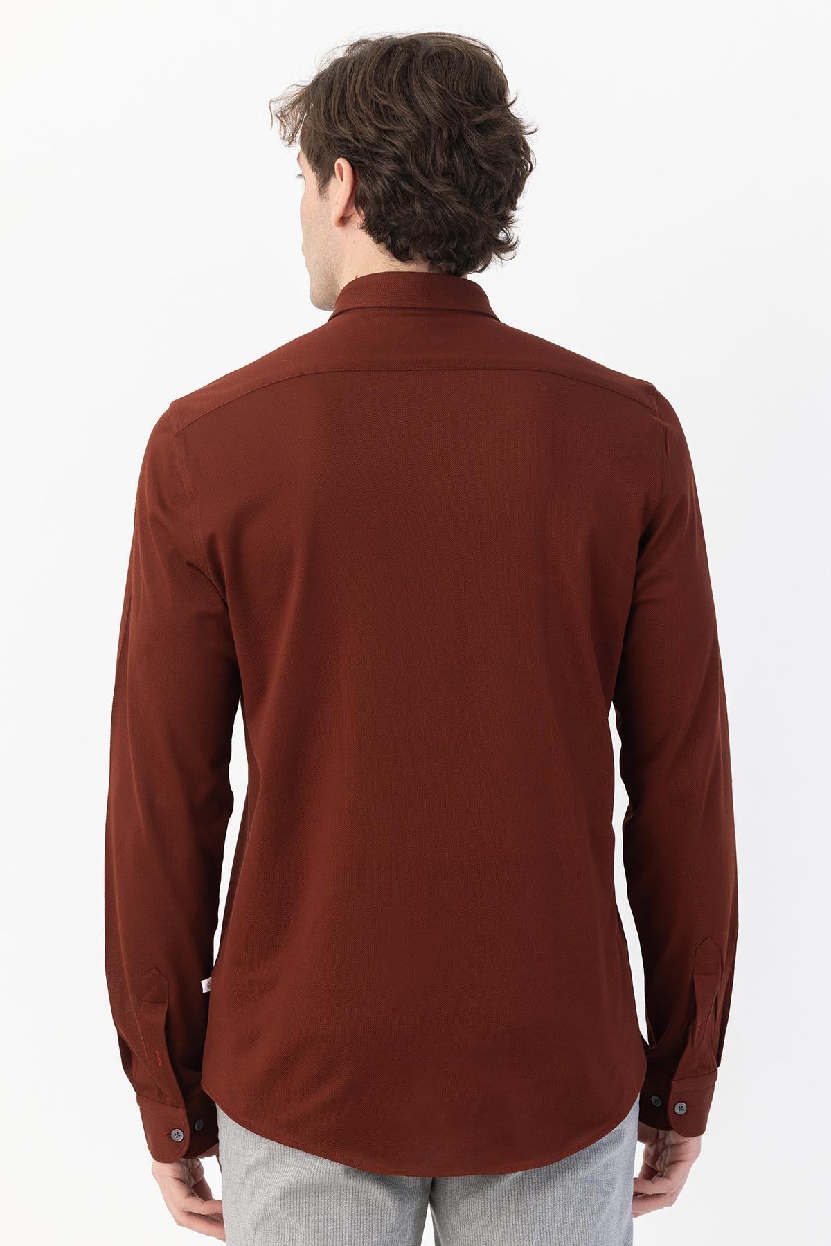 Erkek Gömlek Kiremit - Sabri Özel