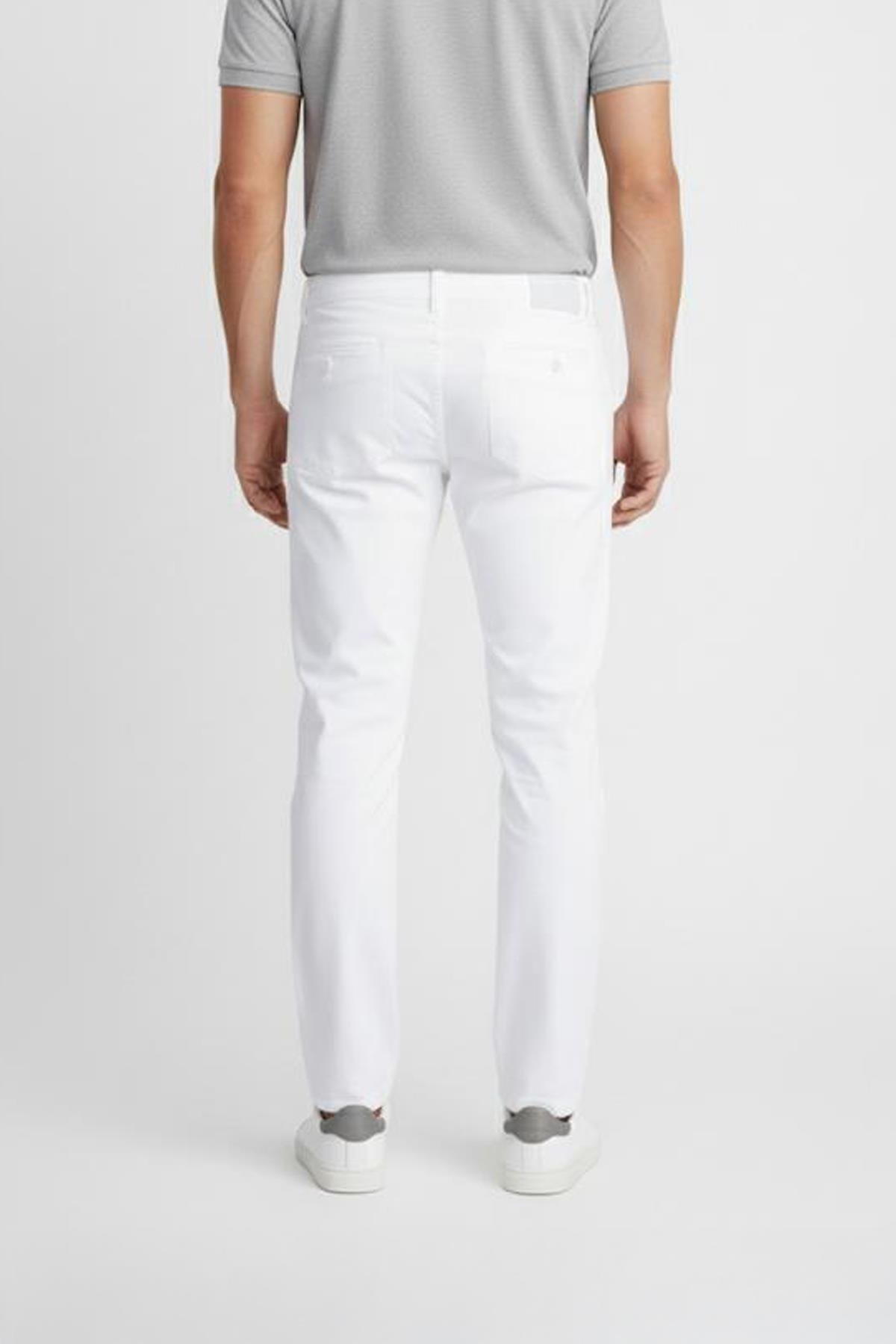 Erkek Pantolon Beyaz - Sabri Özel