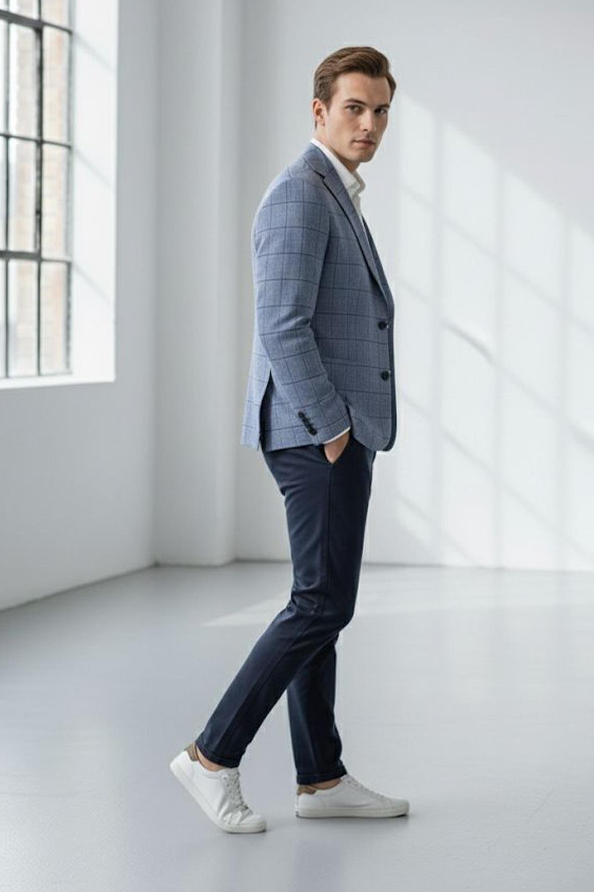 Kumaş Ceket Gri - Sabri Özel