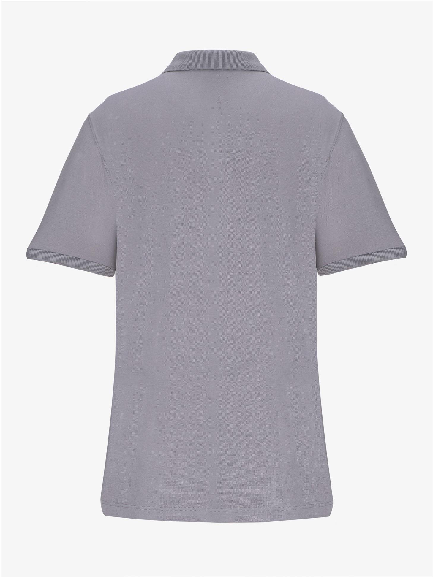 Polo Yaka Erkek T-Shirt Gri - Sabri Özel