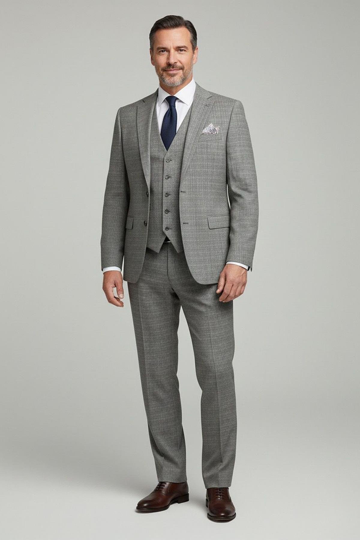 VEST SUIT Bej - Sabri Özel