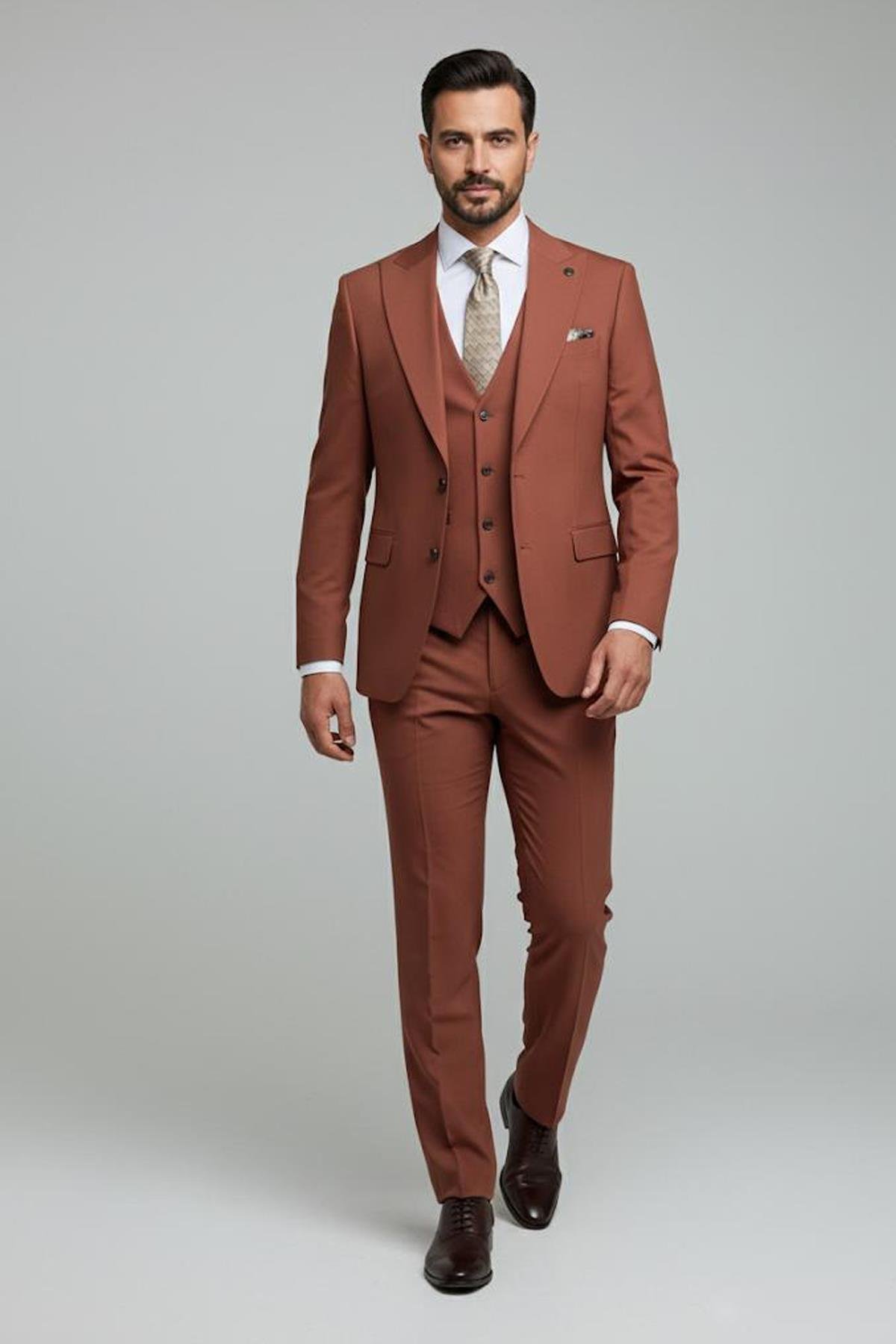 VEST SUIT Kiremit - Sabri Özel