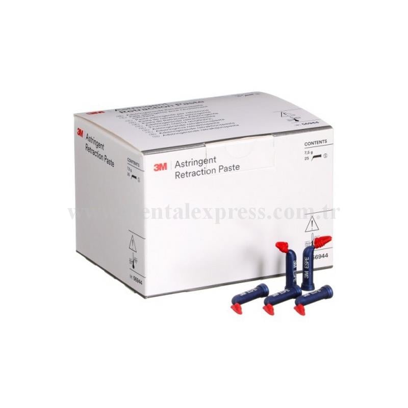 3M Astringent Paste Hemostatik Retraksiyon Pastası 25 Adet Kapsül