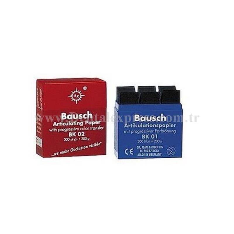 Bausch Artikülasyon Kağıdı 200 Mic 300'lük Kutu Kırmızı