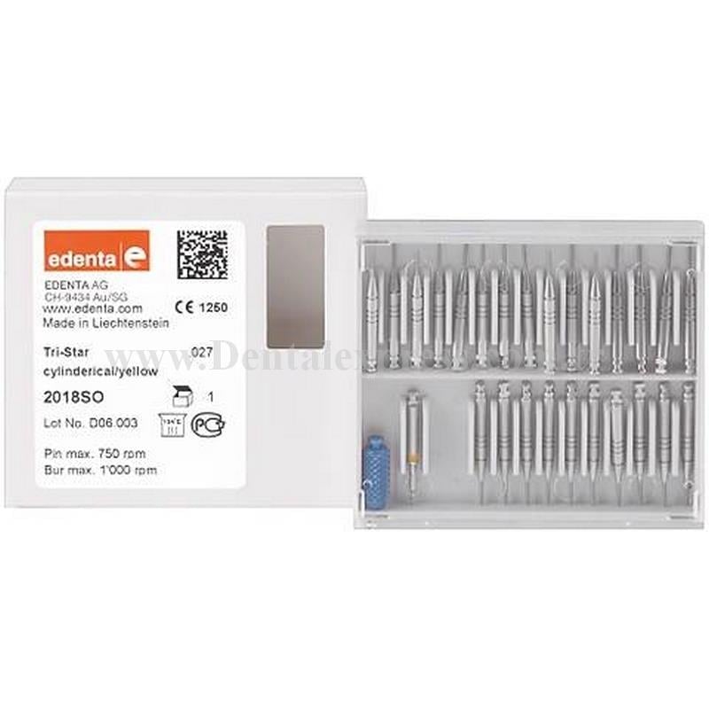Edenta Tri-Star Dentin Pimi 25 lik + 1 Drill