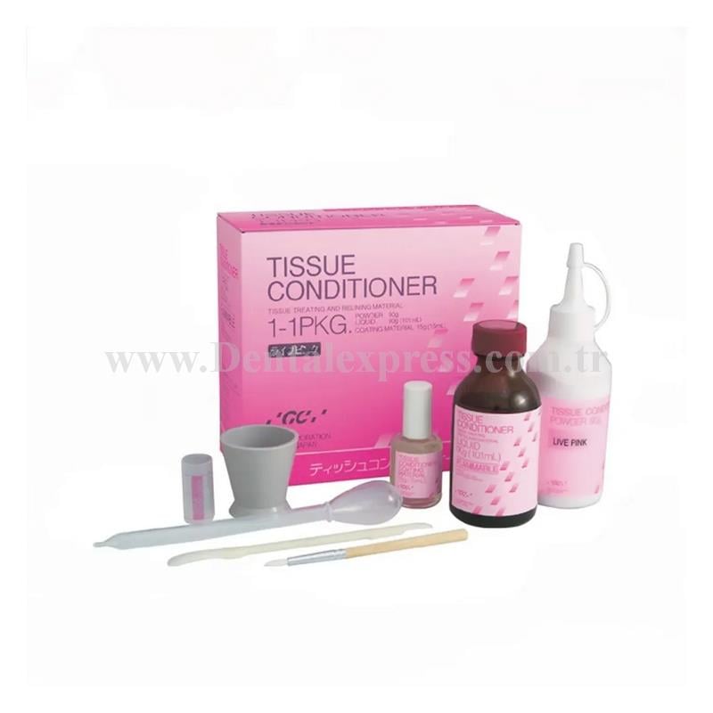 GC Tissue Conditioner Yumuşak Besleme Akrilik Astarlama Materyali Live Pink