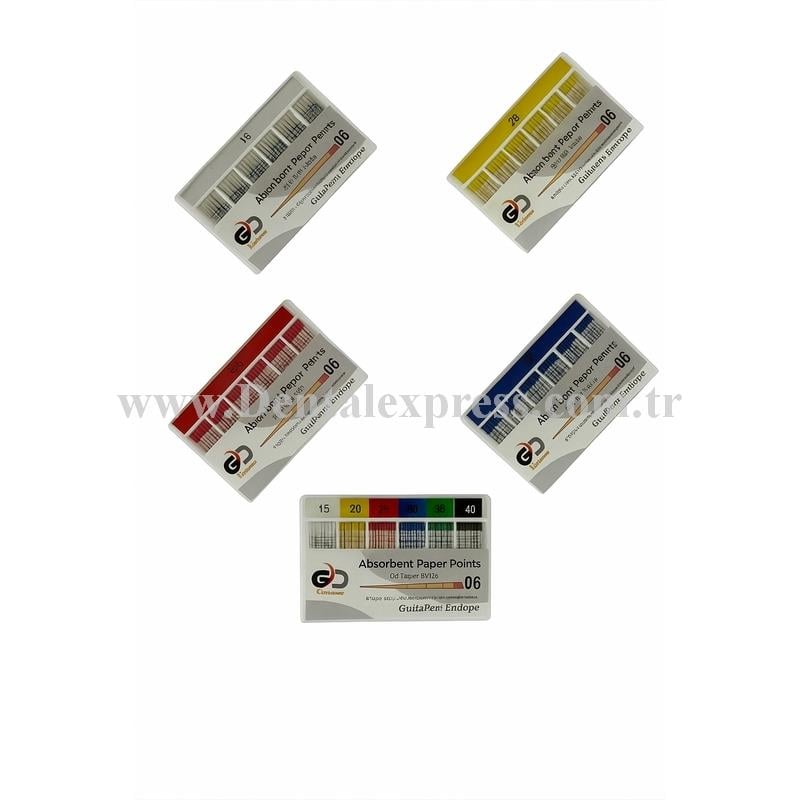 Golddent 0.6 Açılı Paper Points