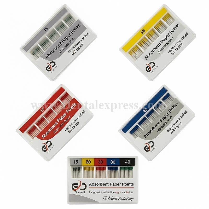 Golddent Açısız Paper Points 