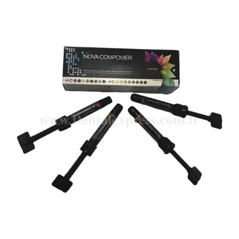 Imicryl Classic & Rainbow Nova Compomer Şırınga 4x 4 