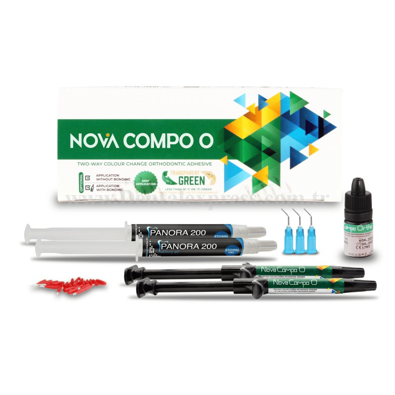 Imicryl Nova Compo O Ortodontik Braket Yapıştırıcı Kompozit Bondsuz 2 x 4 g