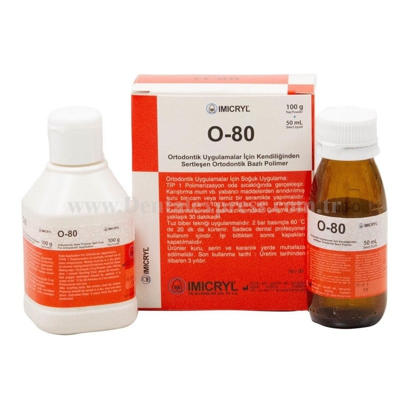 Imicryl Ortodontik Şeffaf Akrilik Takım