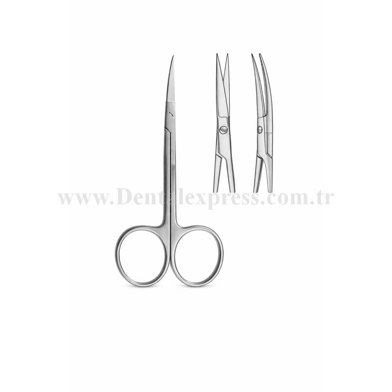 Jensen Cerrahi Makas Iris Eğri 115 mm