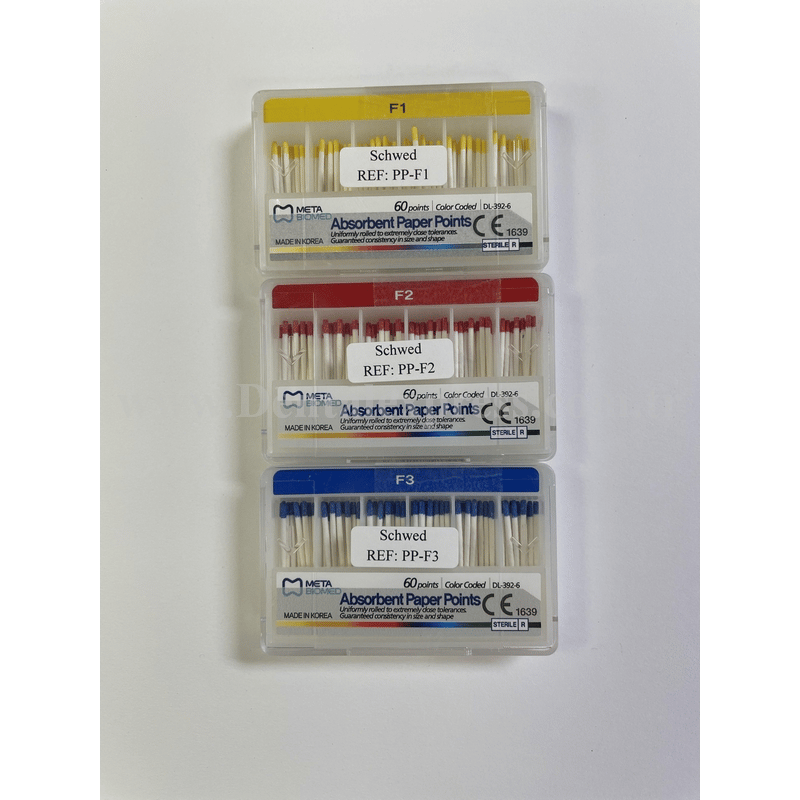 Meta Biomed Absorbent Paper Point F Serisi