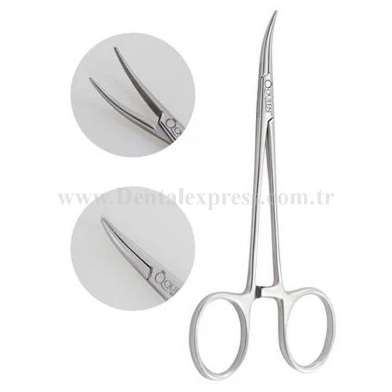 Queen Eğri Hemostat (Klemp) Mosquito 12cm