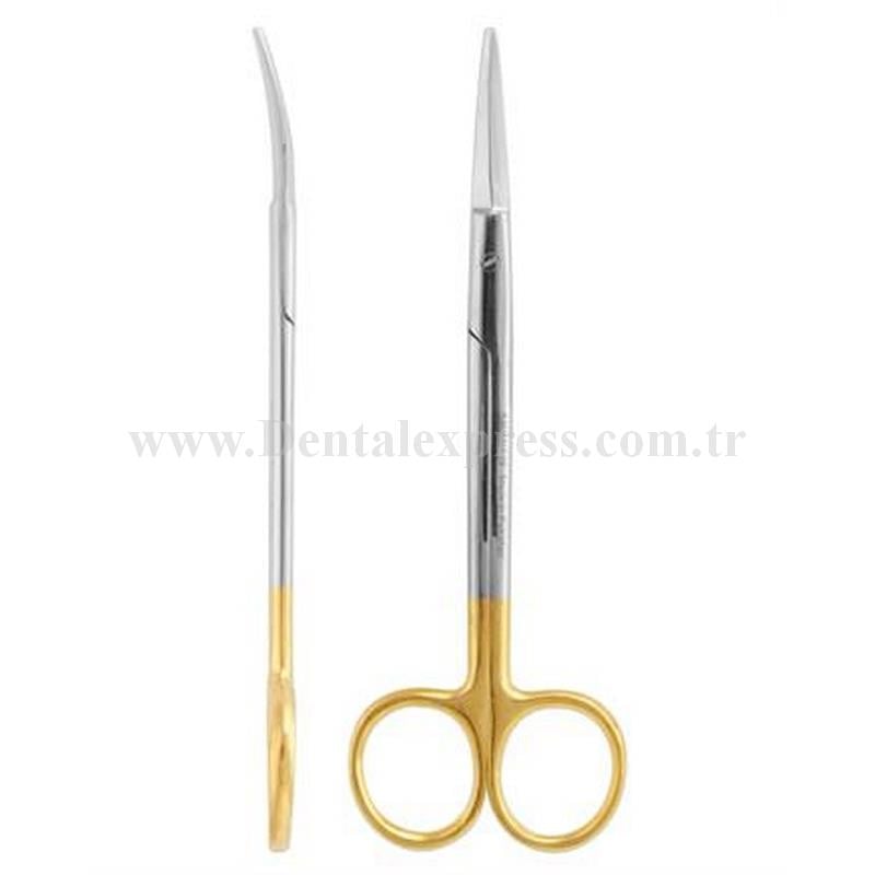 Savana TC,Tungsten Carbide Eğri Cerrahi Makas Metzenbaum 15cm