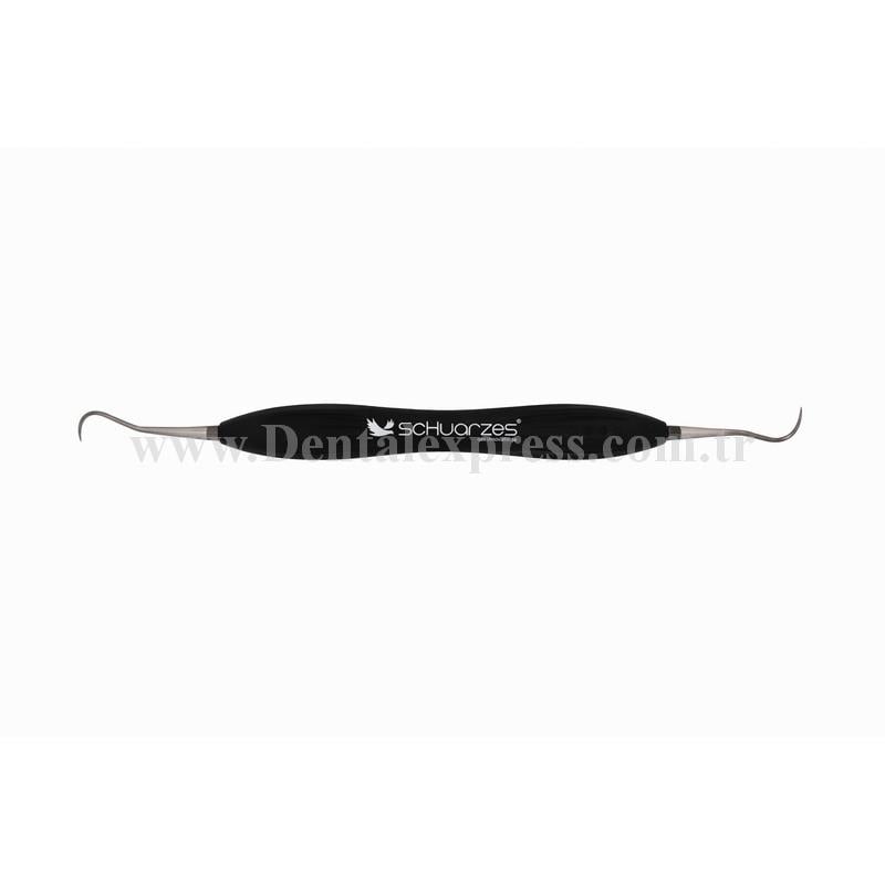 SCHWARZES Scaler Hygienist Titanyum Fig.6/7 (Silikon)