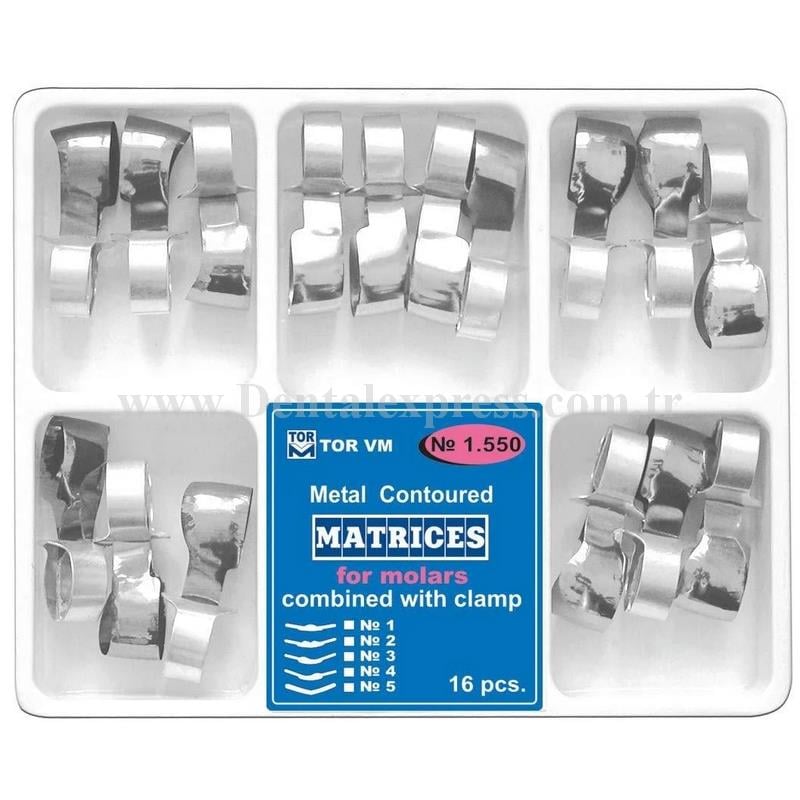 Tor VM Metal Konturlu Matrix (Molar, Klemp'li) No1.550