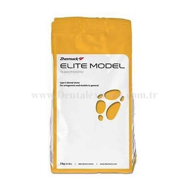 Zhermack Elite Model Sert Alçı Tip 3 Fast Krem 3 Kg