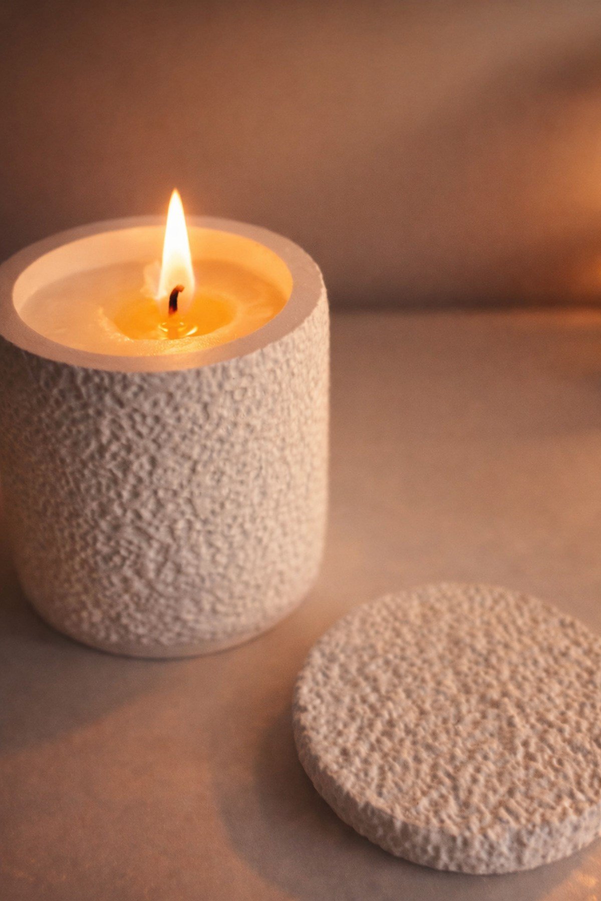 1 Adet Dokulu Kase Kokulu Mum Lumiere Tamisee Scented Candle