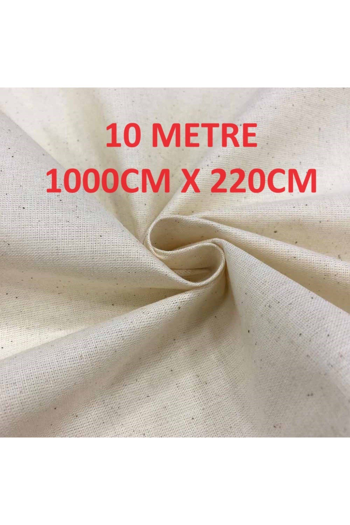 10 METRE Punch Uygun Naturel Doğal Ham Kumaş Bez Baskıya Dikişe Hazır