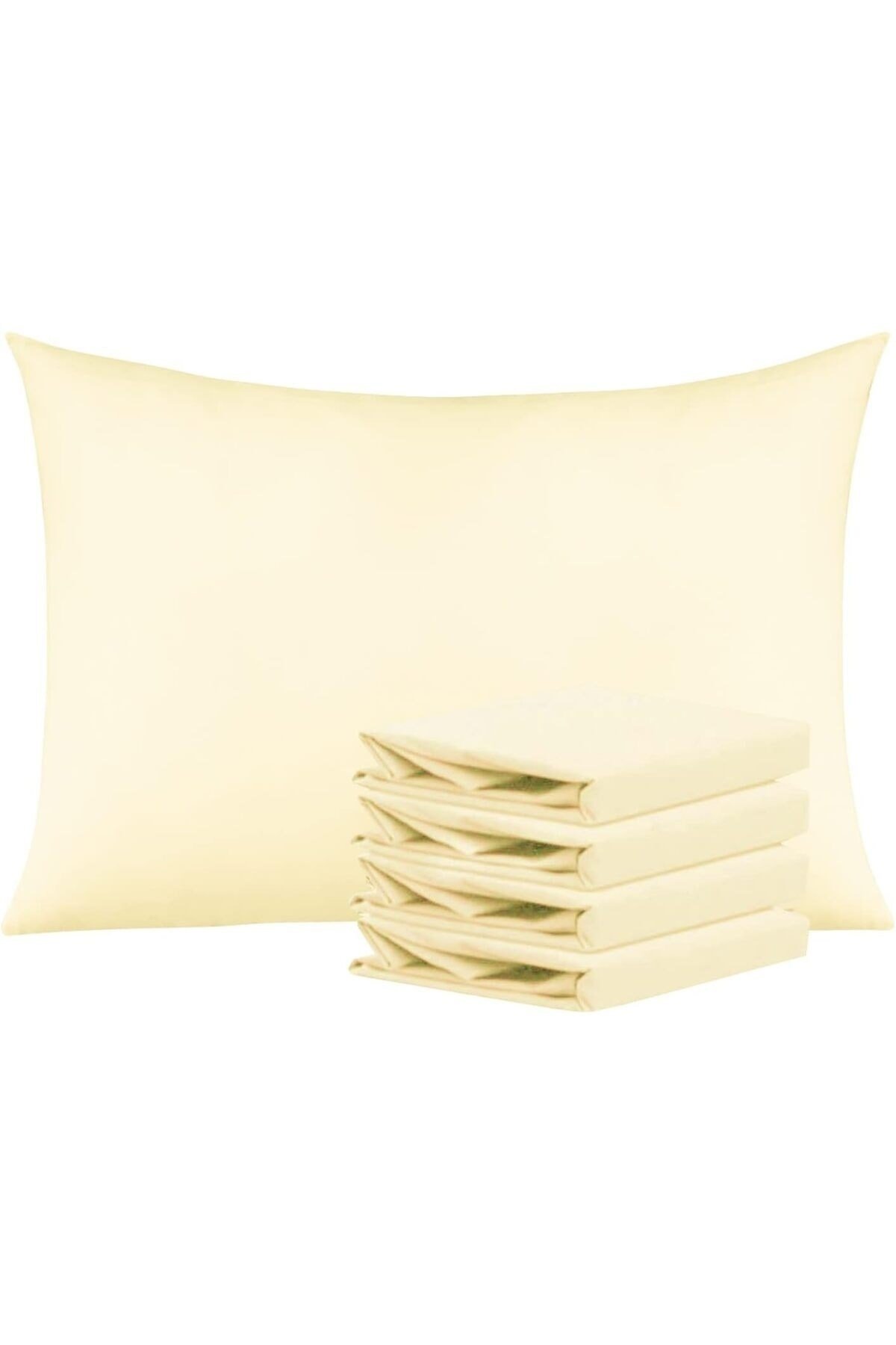 %100 Pamuklu 50x70 Yastık Kılıfı Pillow Case 4lü Paket