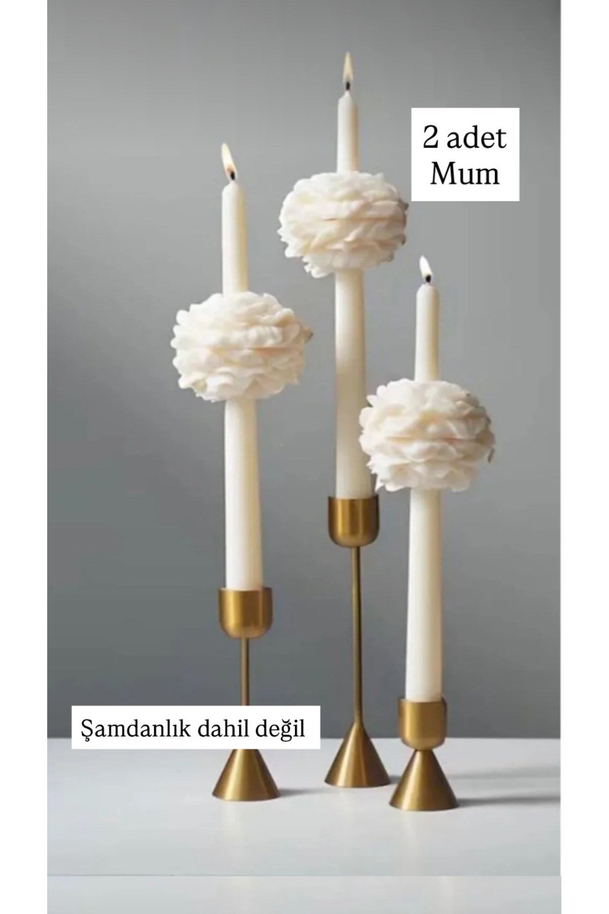 2 adet Kokulu Mum