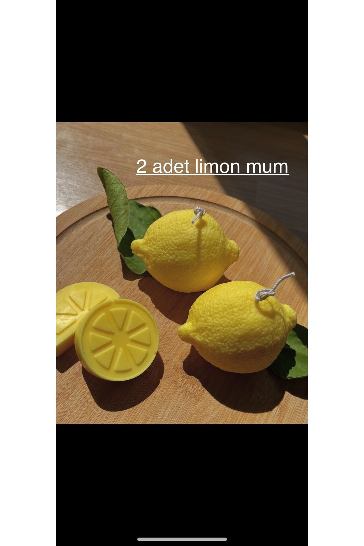 2 Adet Limon Mum
