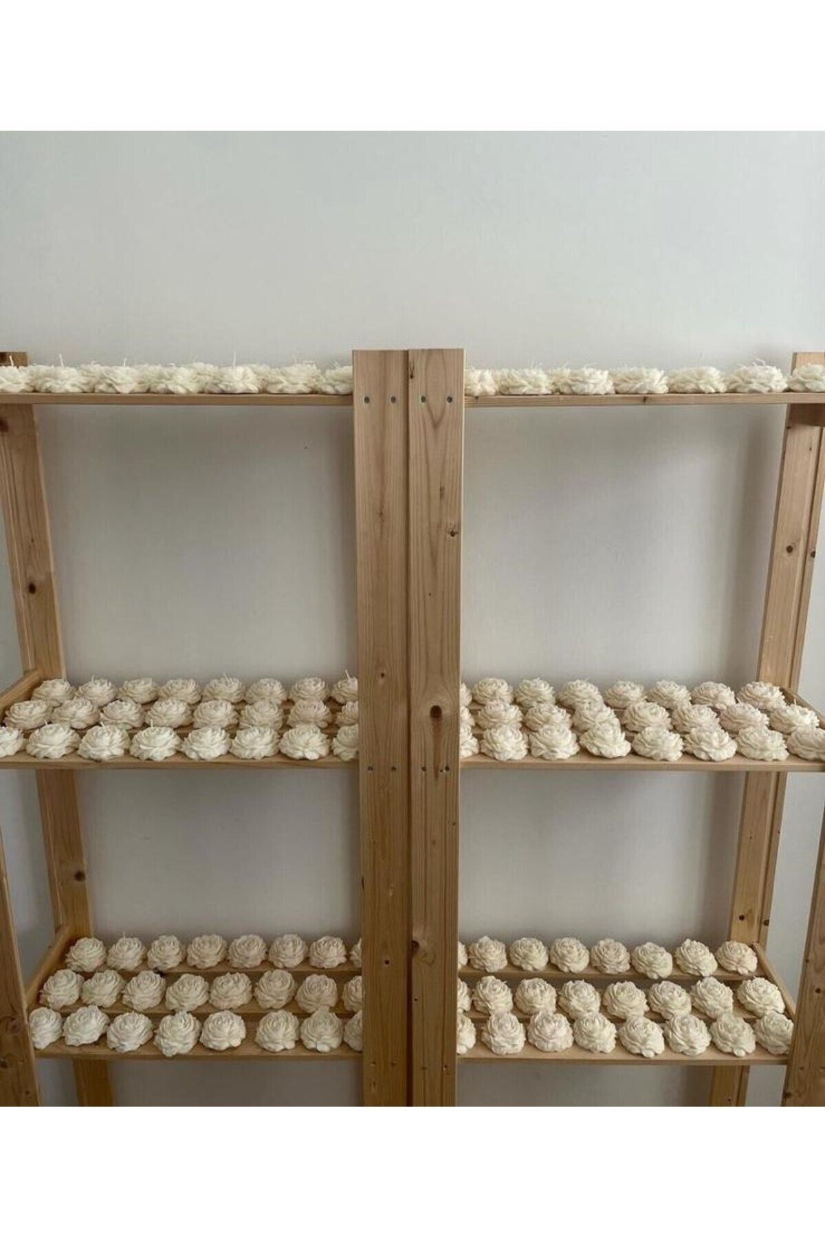 3 ‘ Lü Şakayık Vanillia & Soft Marshmallow Kokulu Mum