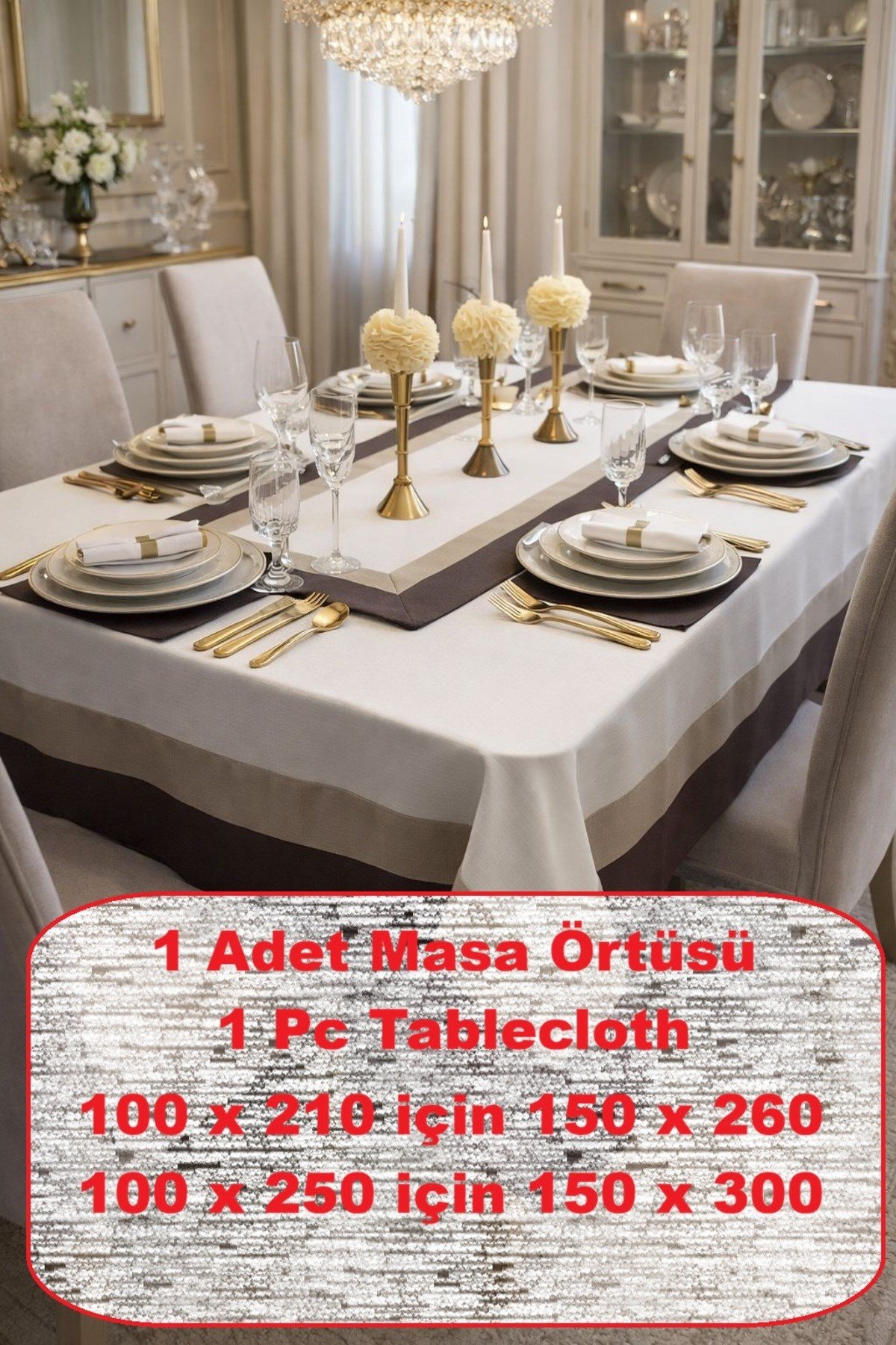 Assos Premium Dertsiz Masa Örtüsü Swan