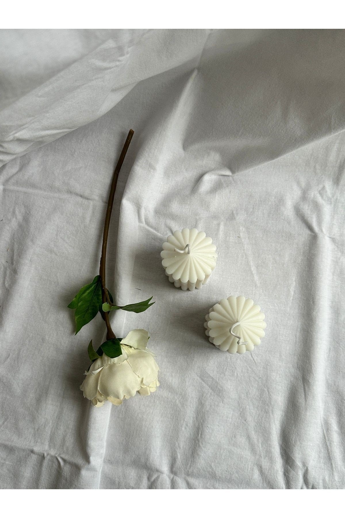 Blok Model Kokulu Soya Wax Mum 2'li Set