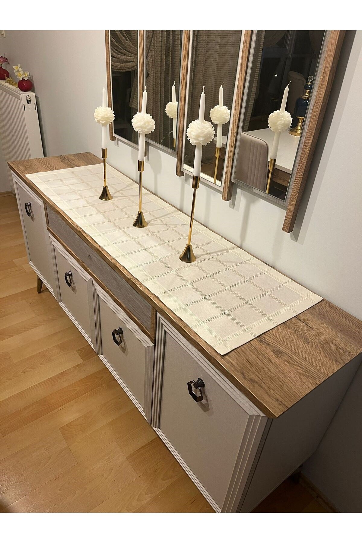 Bosna Etamin Kumaş İşlemeye Uygun 40x150 Özel Dikim Runner