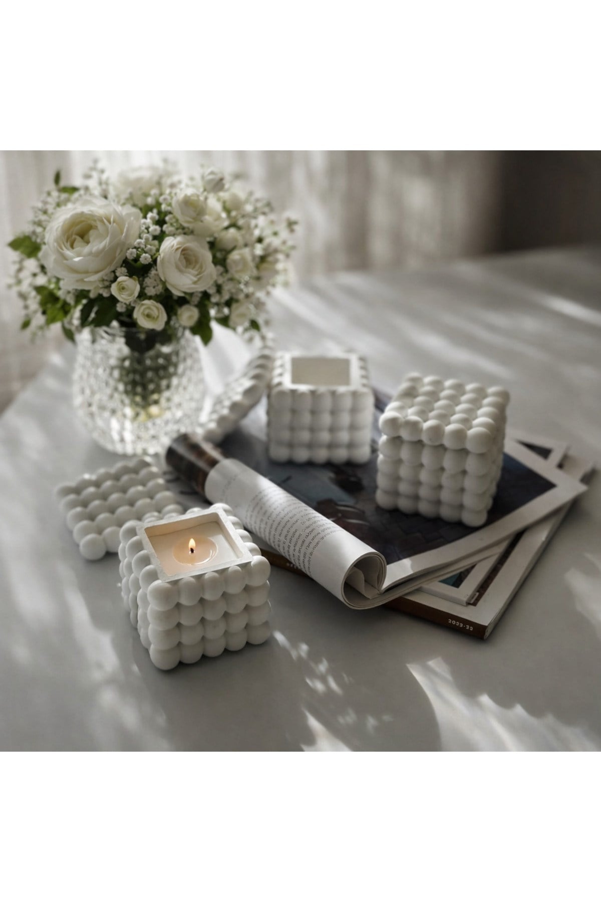 Bubble Kutu Mum Kokulu Mum Scented Candle