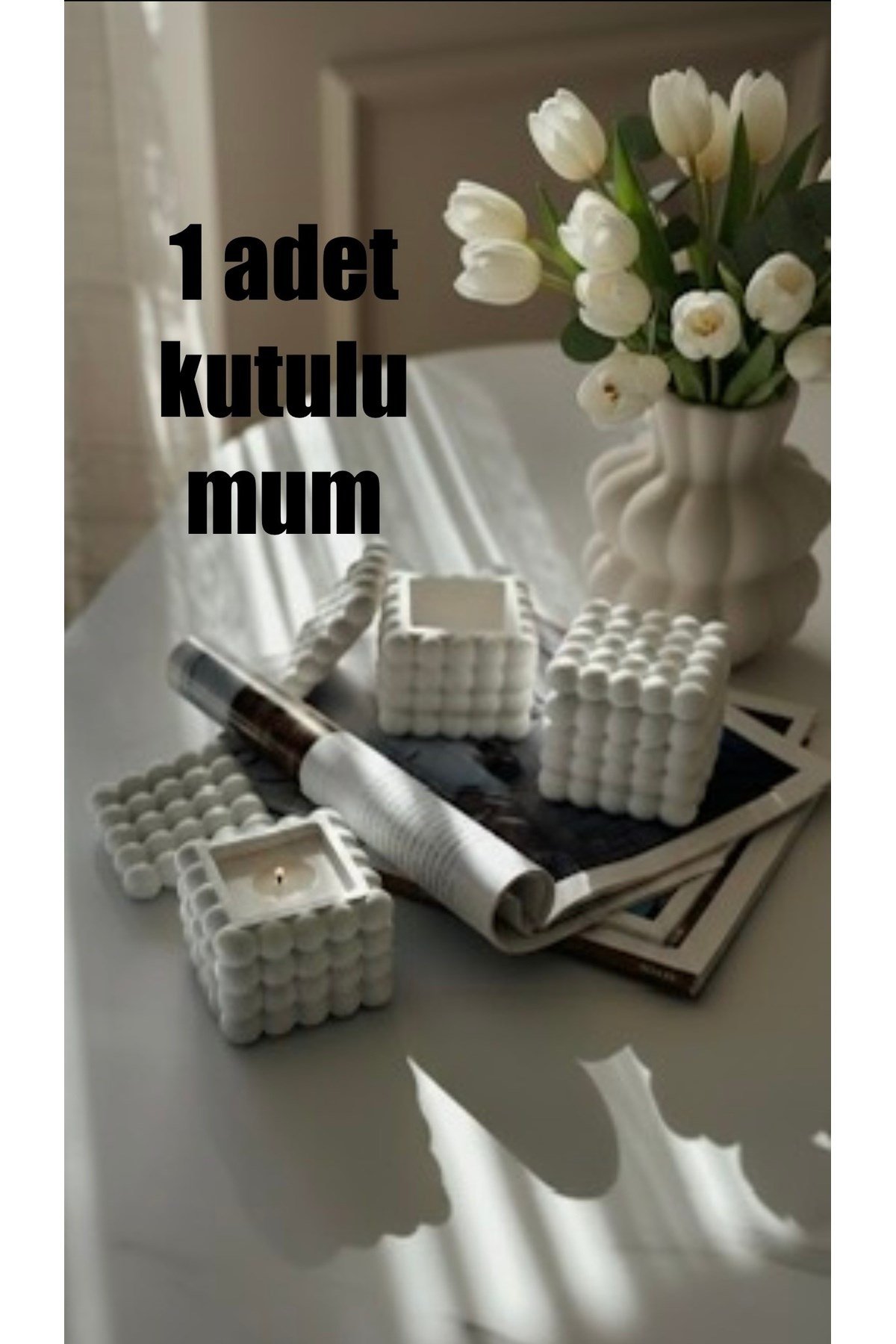 Bubble Kutu Mum Kokulu Mum Scented Candle