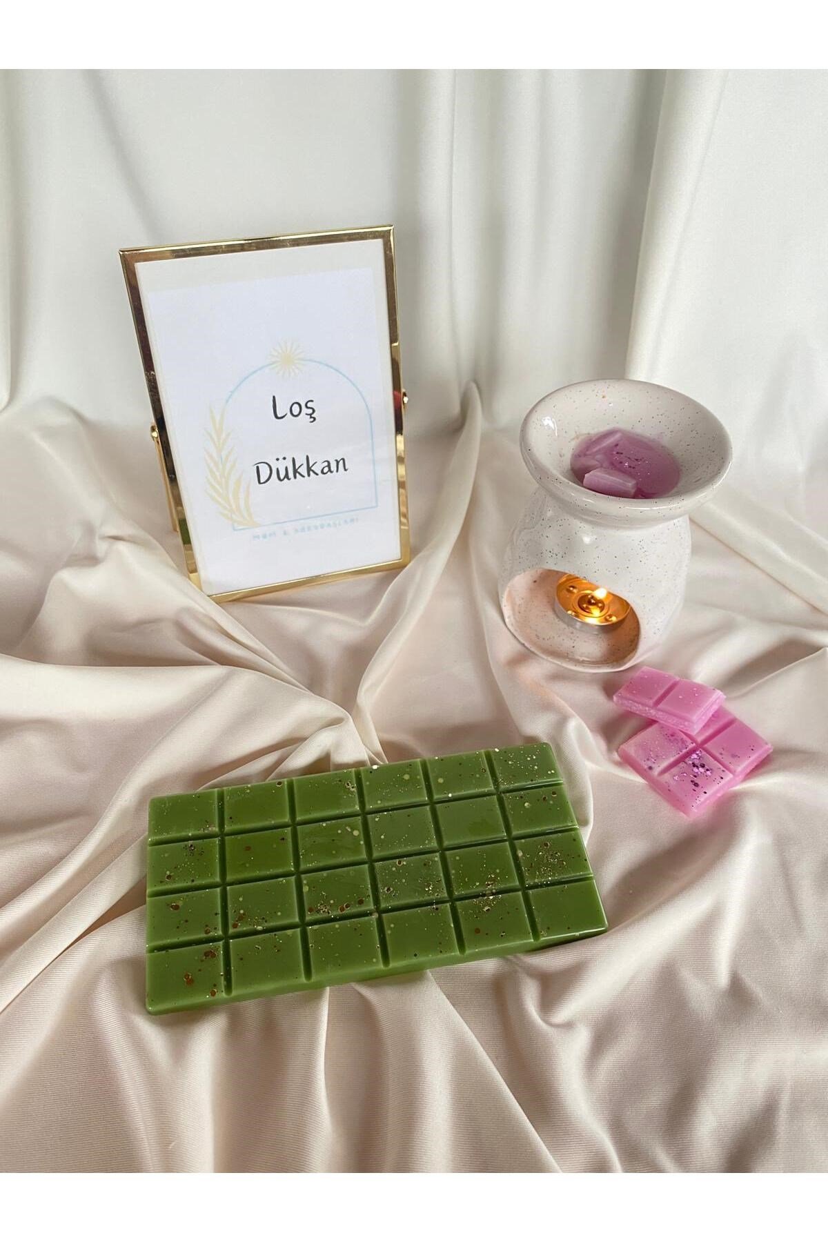 Buhurdanlık Koku Tableti %100 Soya Wax Melts Vegan Buhurdanlık Mumu Amber Kokulu