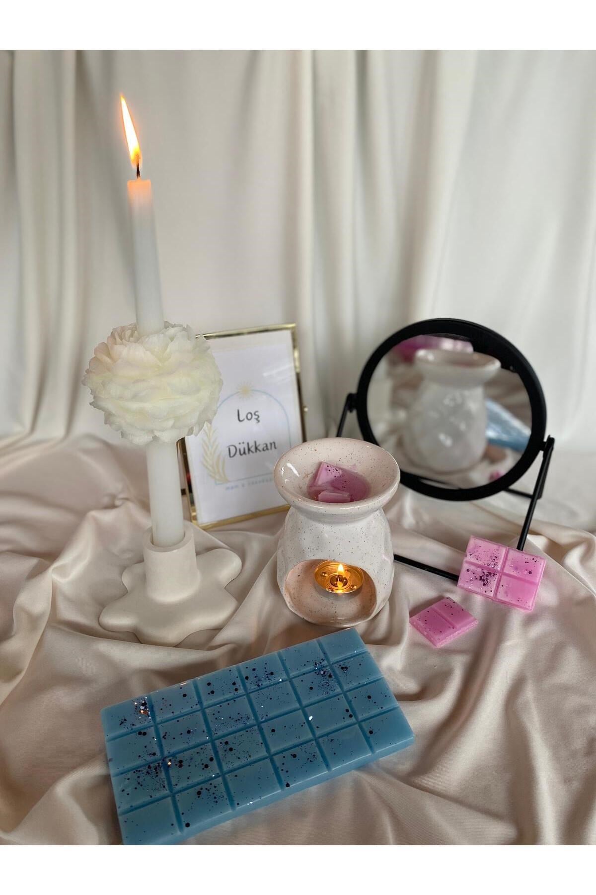 Buhurdanlık Koku Tableti %100 Soya Wax Melts Vegan Buhurdanlık Mumu Okyanus Kokulu