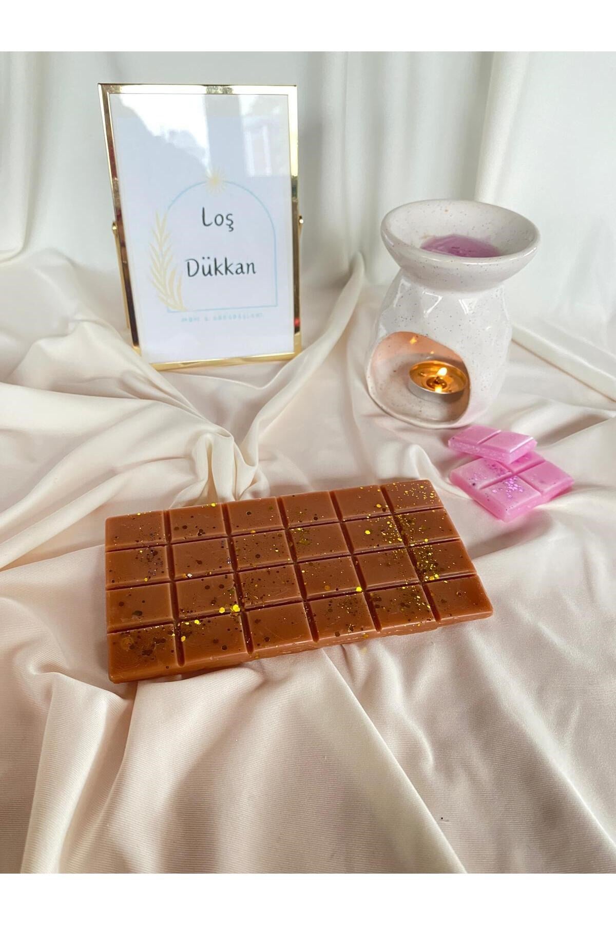 Buhurdanlık Koku Tableti %100 Soya Wax Melts Vegan Buhurdanlık Mumu Çikolata Kokulu
