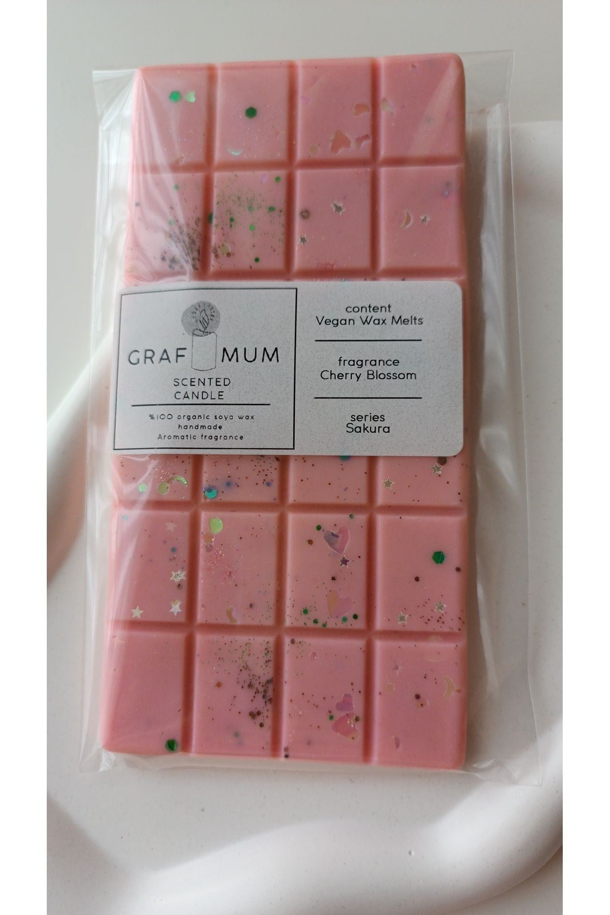 Buhurdanlık Koku Tableti %100 Soya Wax Melts Vegan Buhurdanlık Mumu City Sakura Kiraz Çiçeği Kokulu