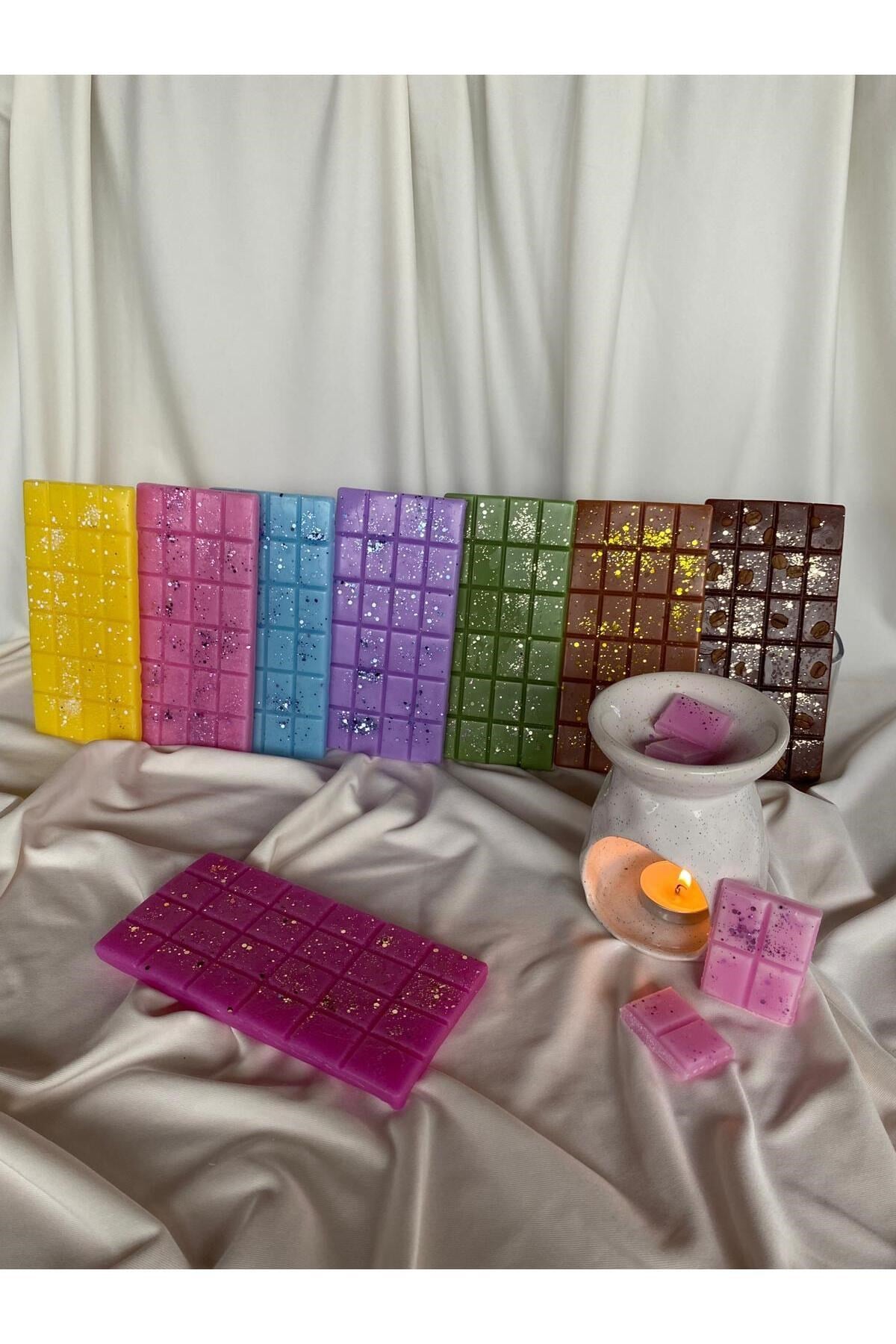 Buhurdanlık Koku Tableti %100 Soya Wax Melts Vegan Buhurdanlık Mumu Okyanus Kokulu