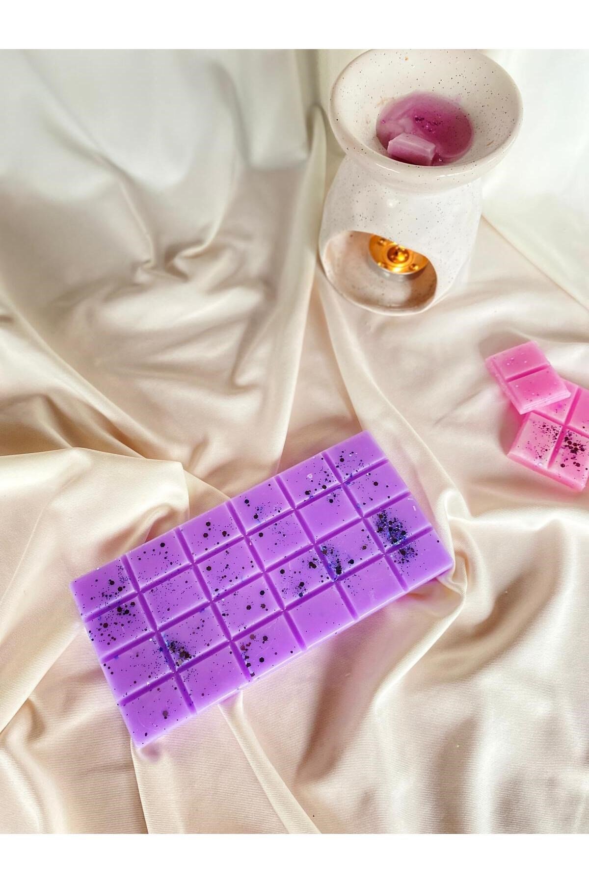 Buhurdanlık Koku Tableti %100 Soya Wax Melts Vegan Buhurdanlık Mumu Lavanta Kokulu