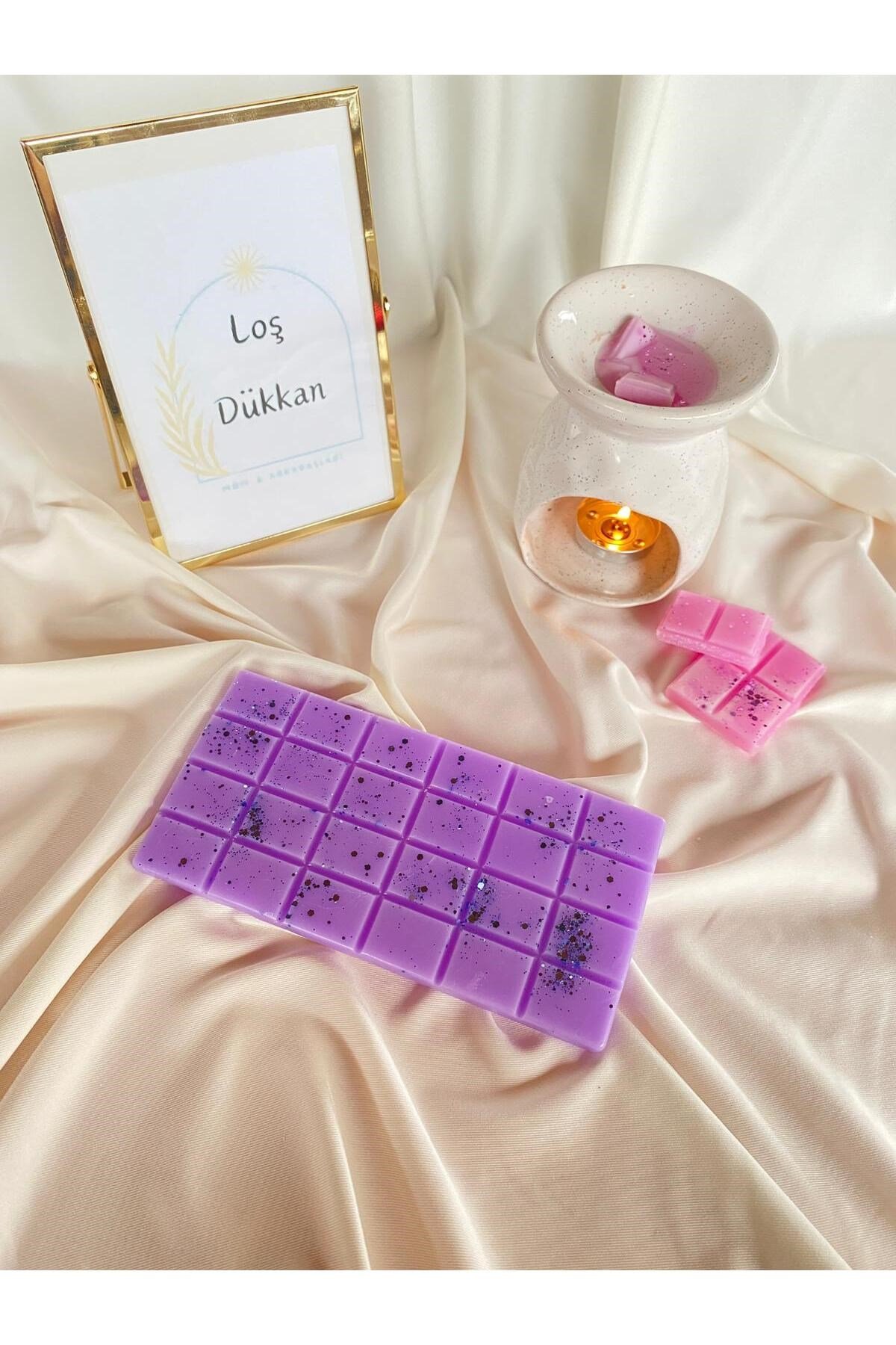 Buhurdanlık Koku Tableti %100 Soya Wax Melts Vegan Buhurdanlık Mumu Lavanta Kokulu