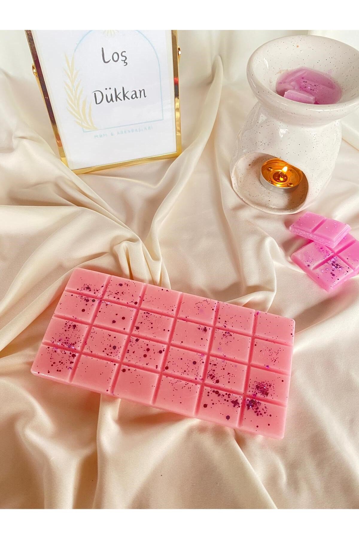 Buhurdanlık Koku Tableti %100 Soya Wax Melts Vegan Buhurdanlık Mumu City Sakura Kiraz Çiçeği Kokulu