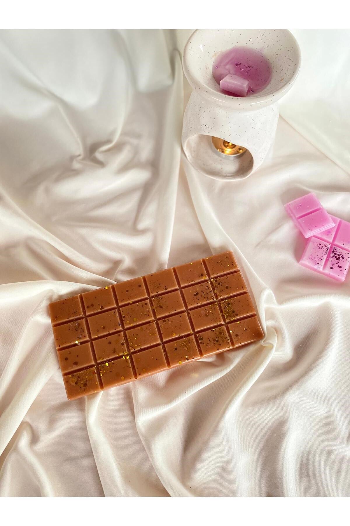 Buhurdanlık Koku Tableti %100 Soya Wax Melts Vegan Buhurdanlık Mumu Çikolata Kokulu