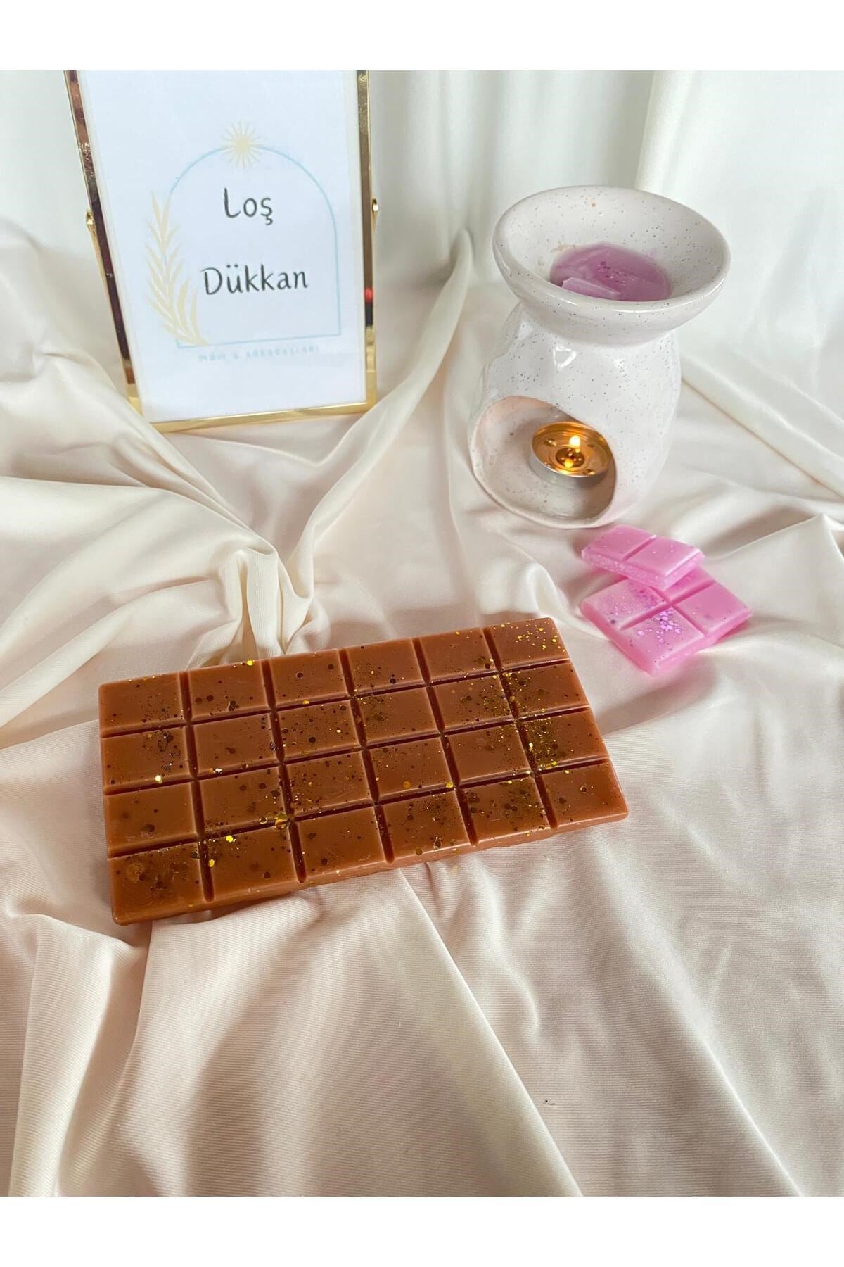 Buhurdanlık Koku Tableti %100 Soya Wax Melts Vegan Buhurdanlık Mumu Çikolata Kokulu