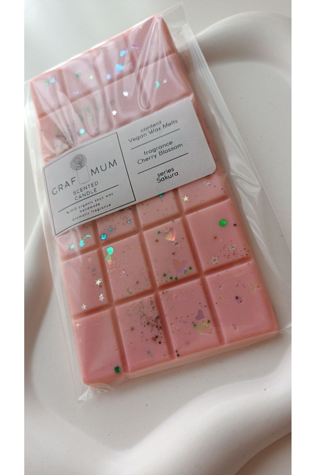 Buhurdanlık Koku Tableti %100 Soya Wax Melts Vegan Buhurdanlık Mumu City Sakura Kiraz Çiçeği Kokulu