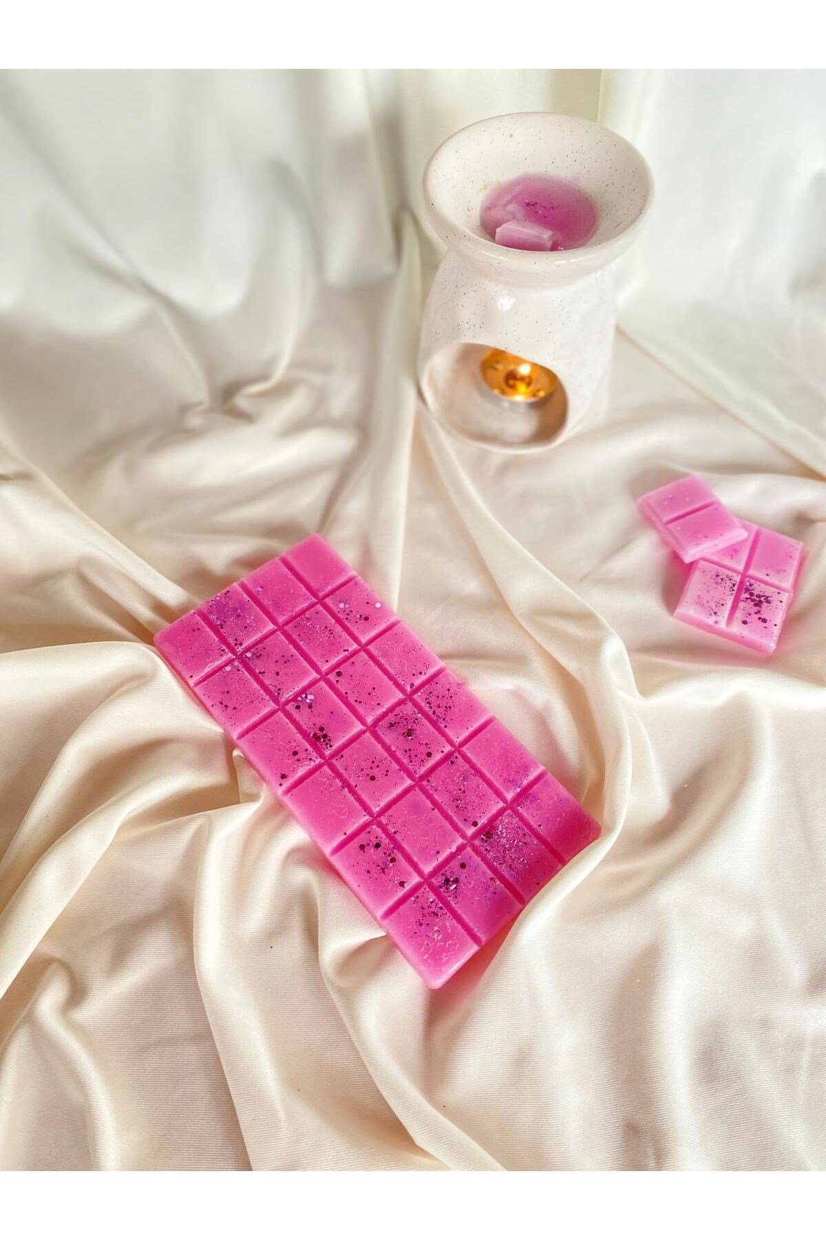 Buhurdanlık Koku Tableti %100 Soya Wax Melts Vegan Buhurdanlık Mumu Çilek Kokulu