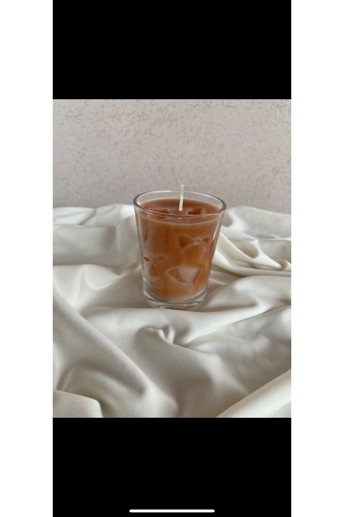 Buzlu Kahve İce Latte Mum Kahve Kokulu Bardak Mum