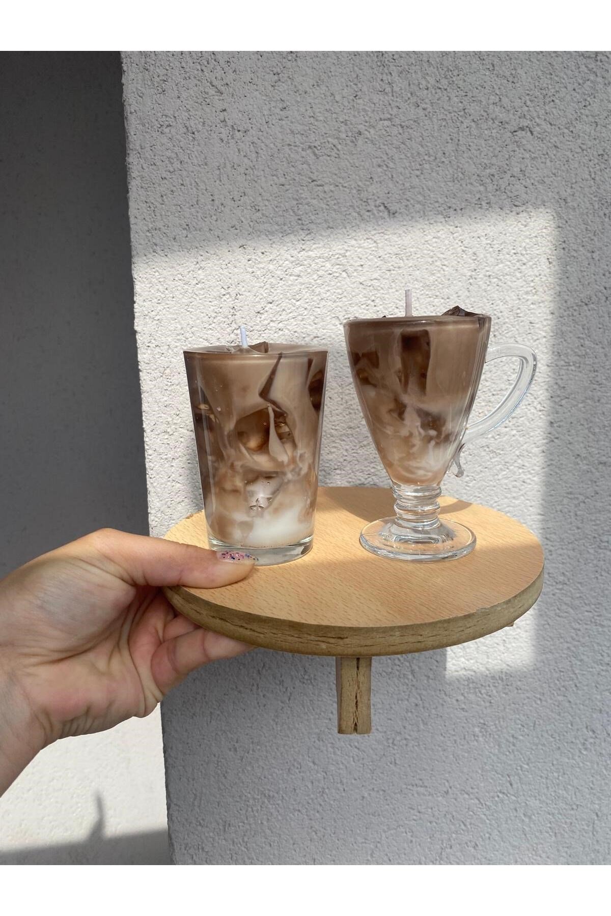 Buzlu Kahve İce Latte Mum Kahve Kokulu 2 adet