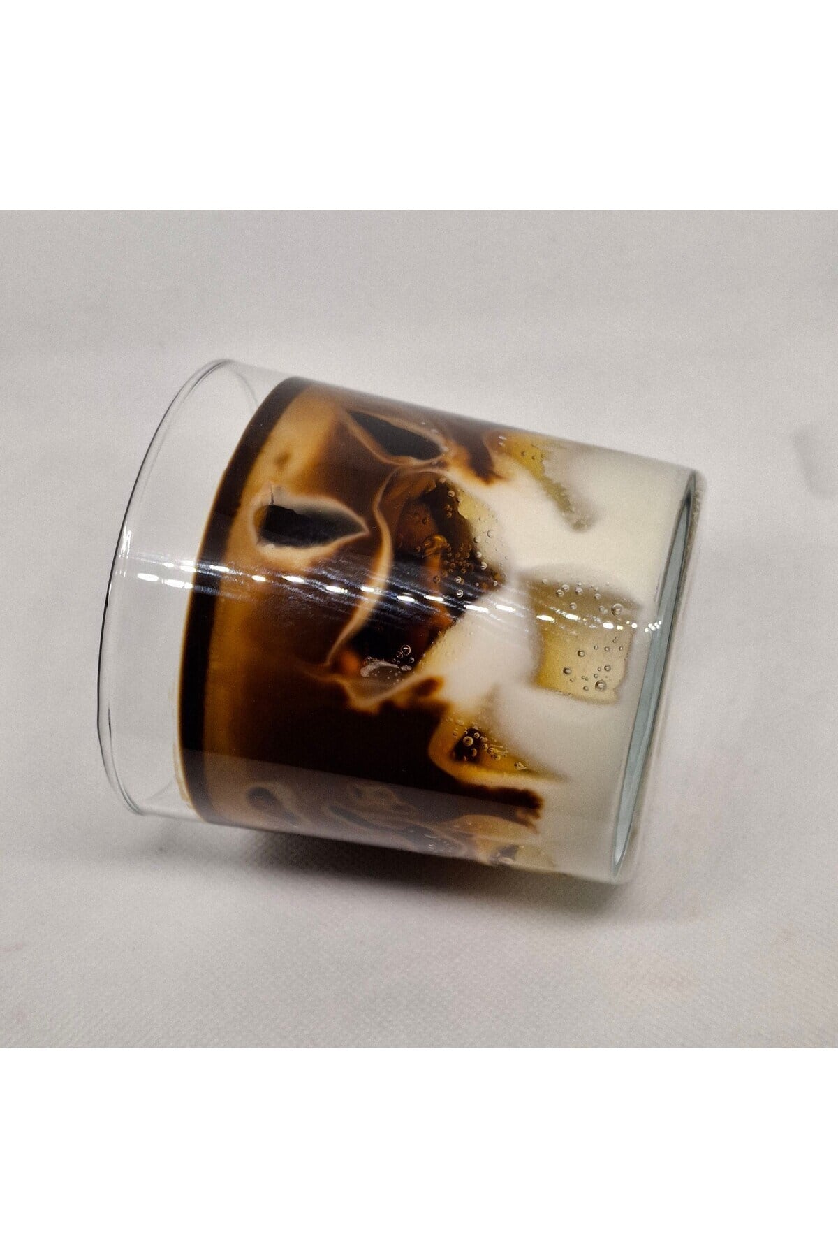 Cam Bardakta Ice Latte Kahve Kokulu Mum