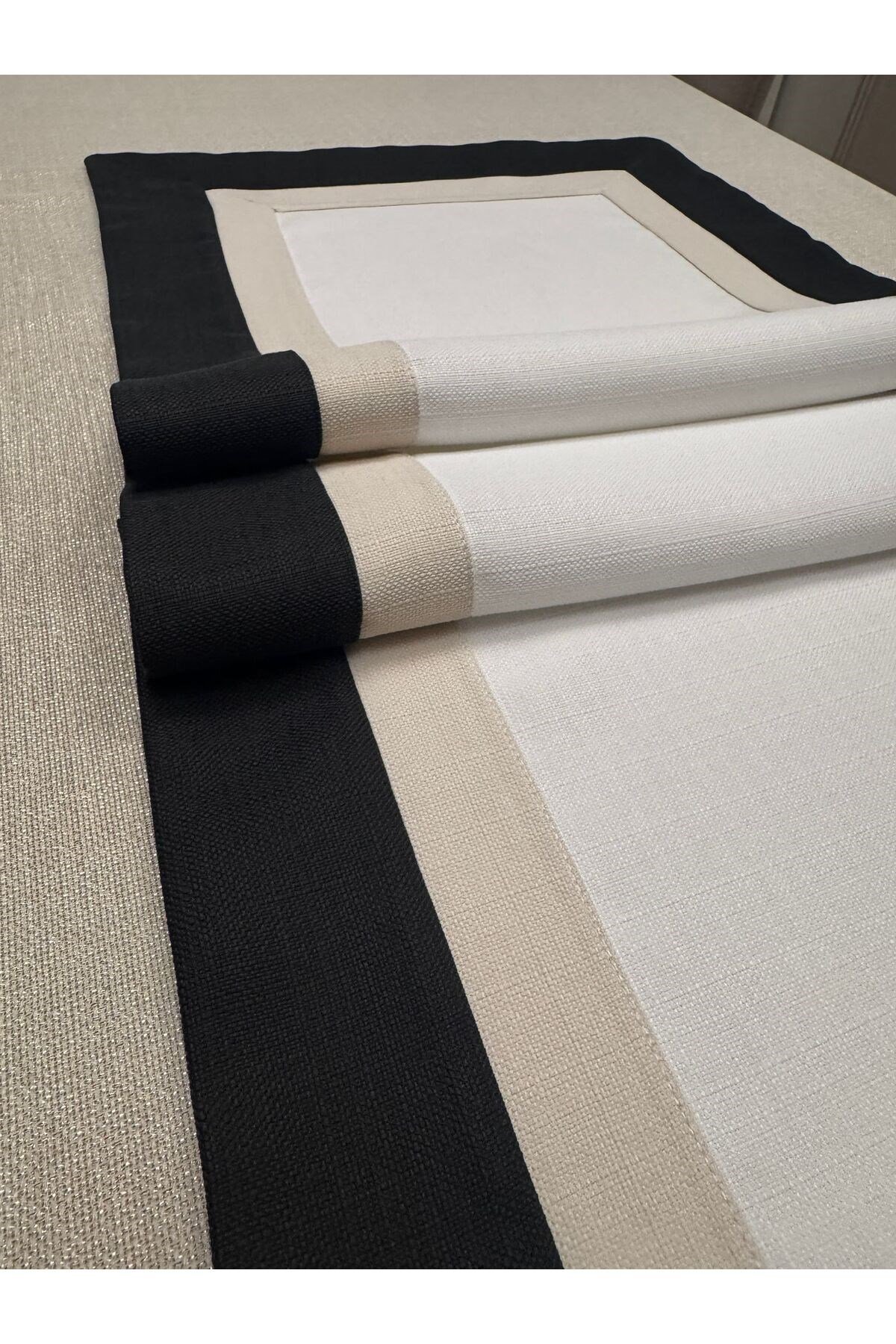 Çerçeve Detaylı Dertsiz Assos Modern Runner 45x150cm Swan